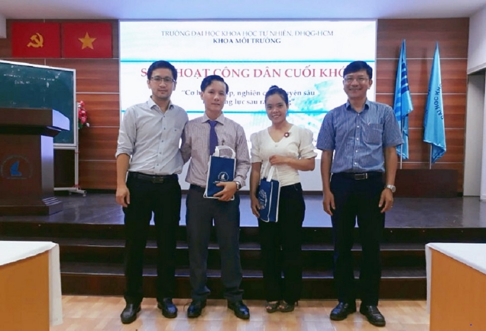 Gặp gỡ sinh viên Khoa Môi Trường – Trường Đại Học Khoa Học Tự Nhiên – Đại Học Quốc Gia - HCM với chuyên đề “Cơ hội học tập chuyên sâu – Tạo động lực sau ra trường”