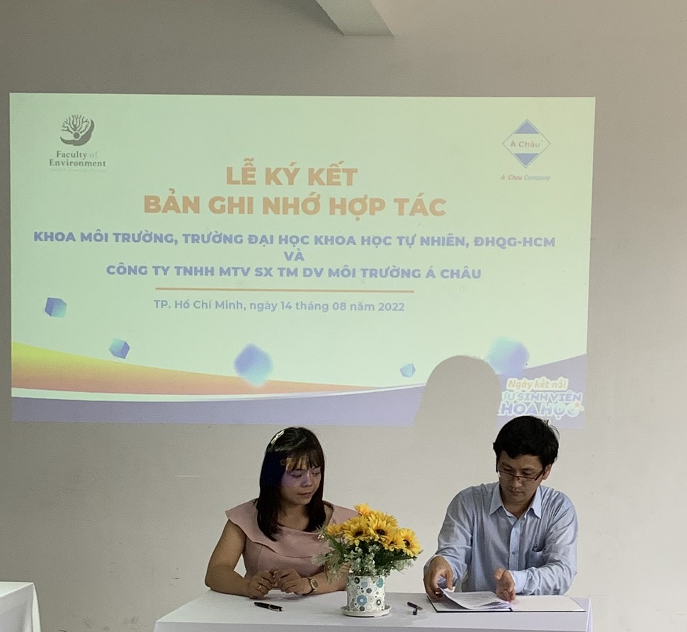 Lễ ký kết ghi nhớ hợp tác trường DDH khoa học tự nhiên