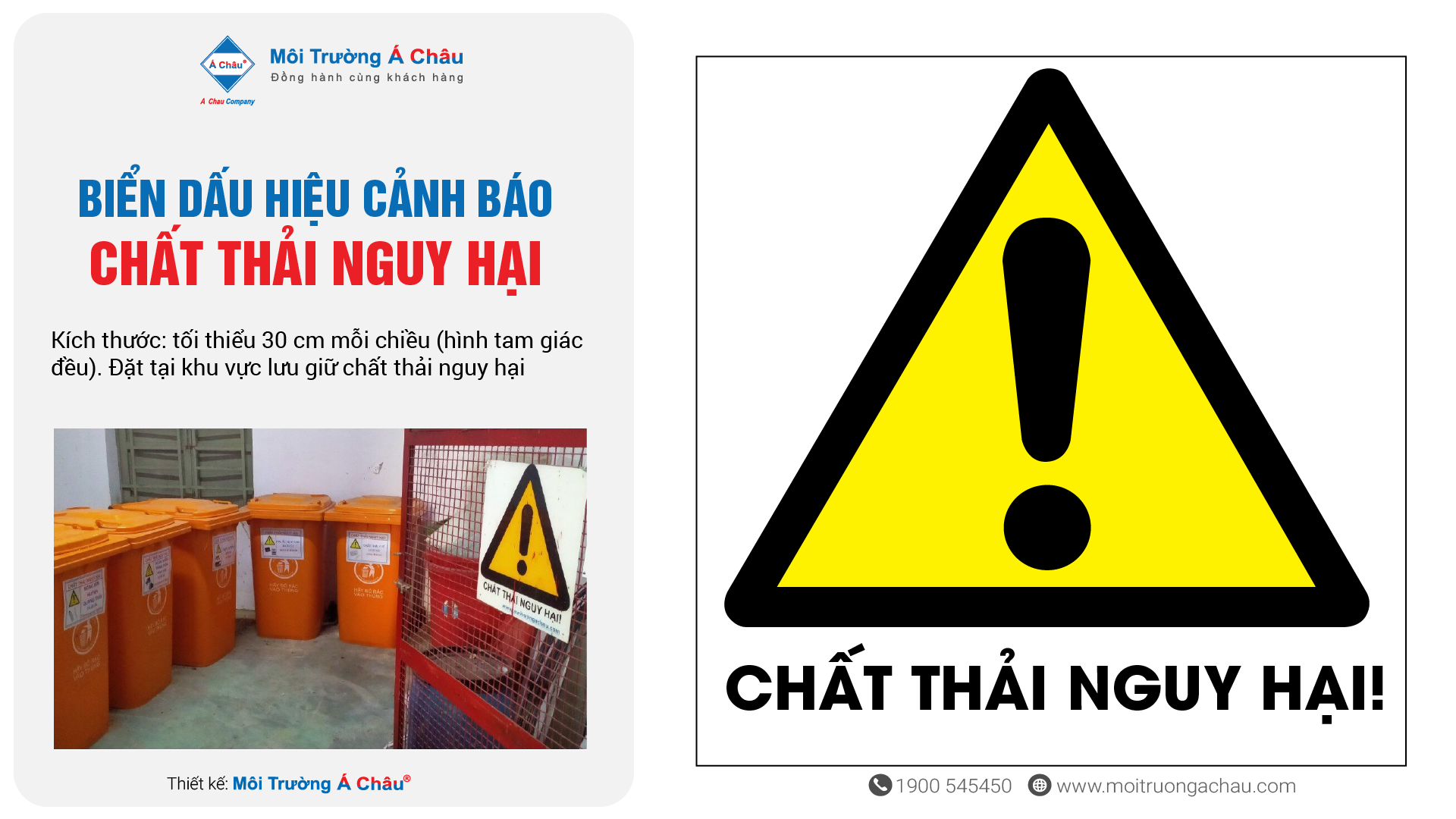 Chất thải nguy hại - Dấu hiệu cảnh báo và phòng ngừa