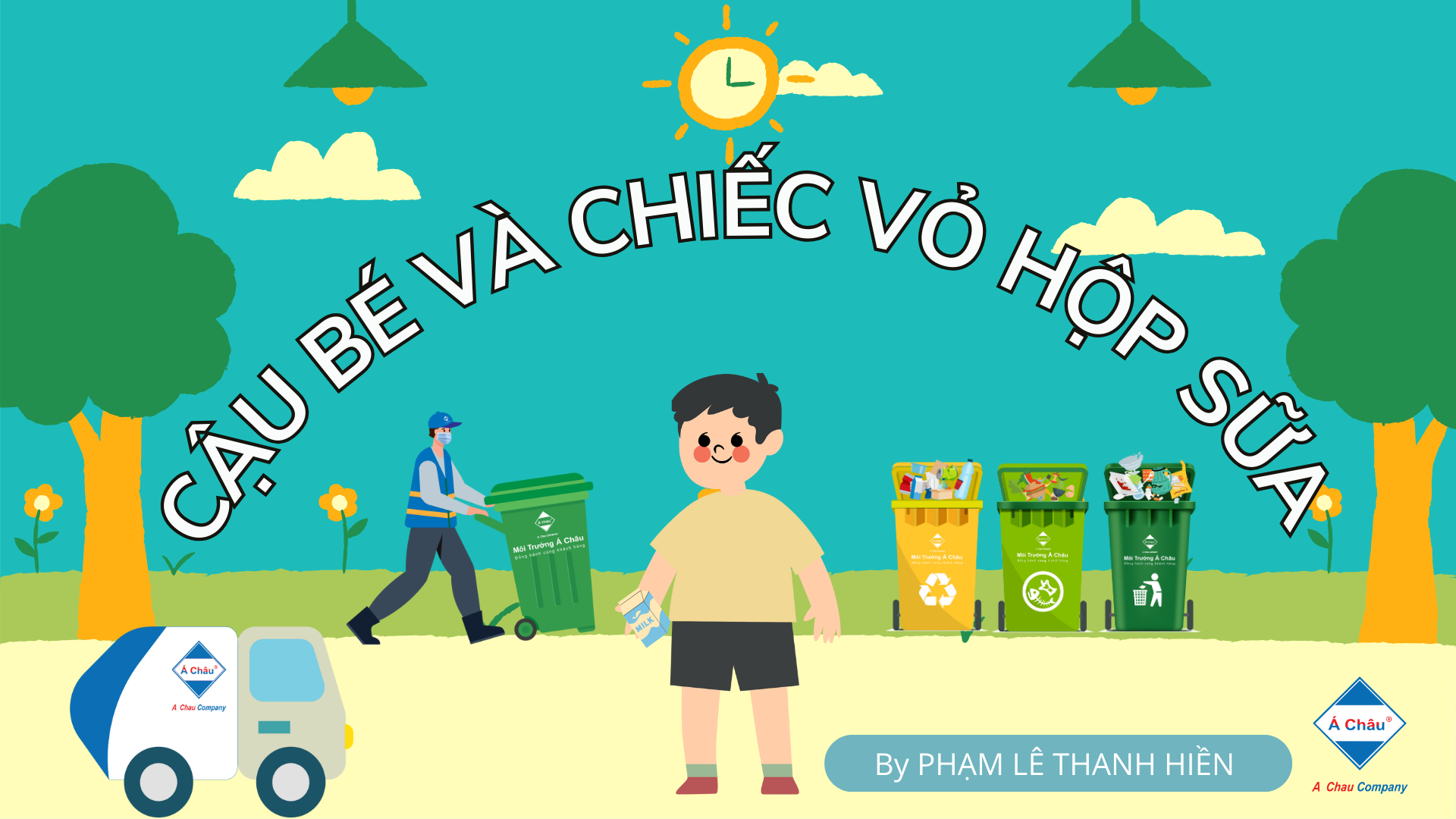 [Truyện tranh môi trường] Cậu bé, chiếc vỏ hộp sữa và hành trình tái chế!