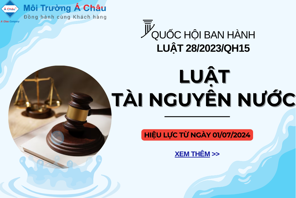 Luật Tài nguyên nước số 28/2023/QH15