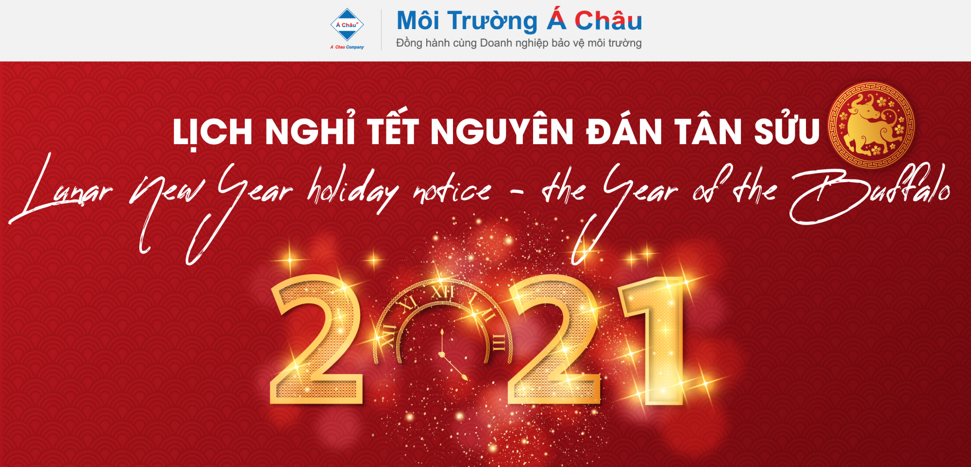 Môi Trường Á Châu thông báo lịch nghỉ Tết nguyên đán Tân Sửu 2021 | Notice for Tet Holiday