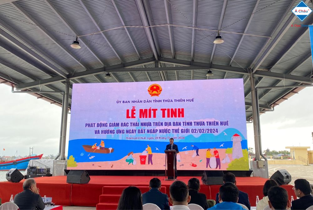 Lễ Mít Tinh “Phát động giảm rác thải nhựa trên địa bàn tỉnh Thừa Thiên Huế và hưởng ứng ngày Đất ngập nước thế giới 02/02/2024"