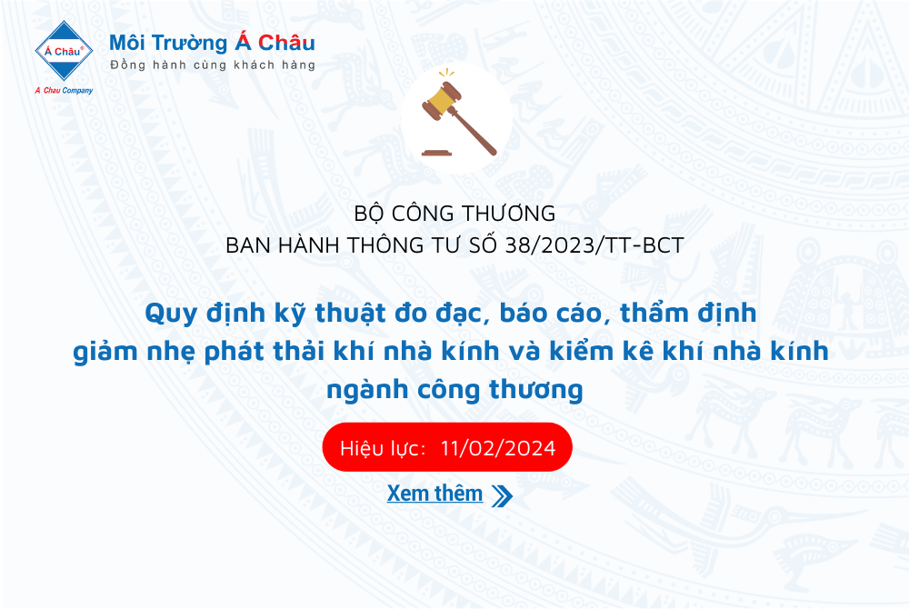 Ban hành Quy định kỹ thuật đo đạc, báo cáo, thẩm định giảm nhẹ phát thải khí nhà kính và kiểm kê khí nhà kính ngành công thương