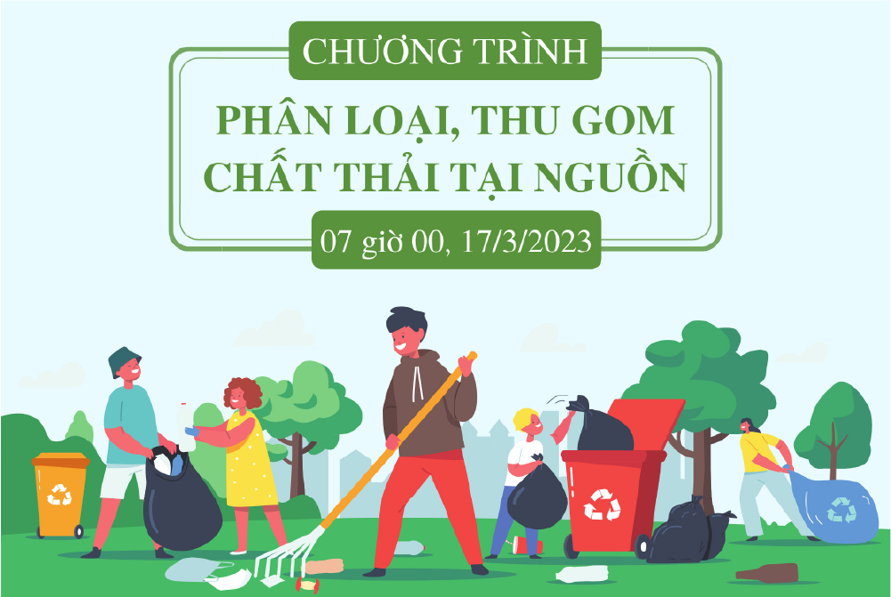 Quận 10 tổ chức Phiên chợ Xanh “Đổi rác lấy quà” trong Chương trình phân loại, thu gom chất thải tại nguồn vào ngày 17/03/2023