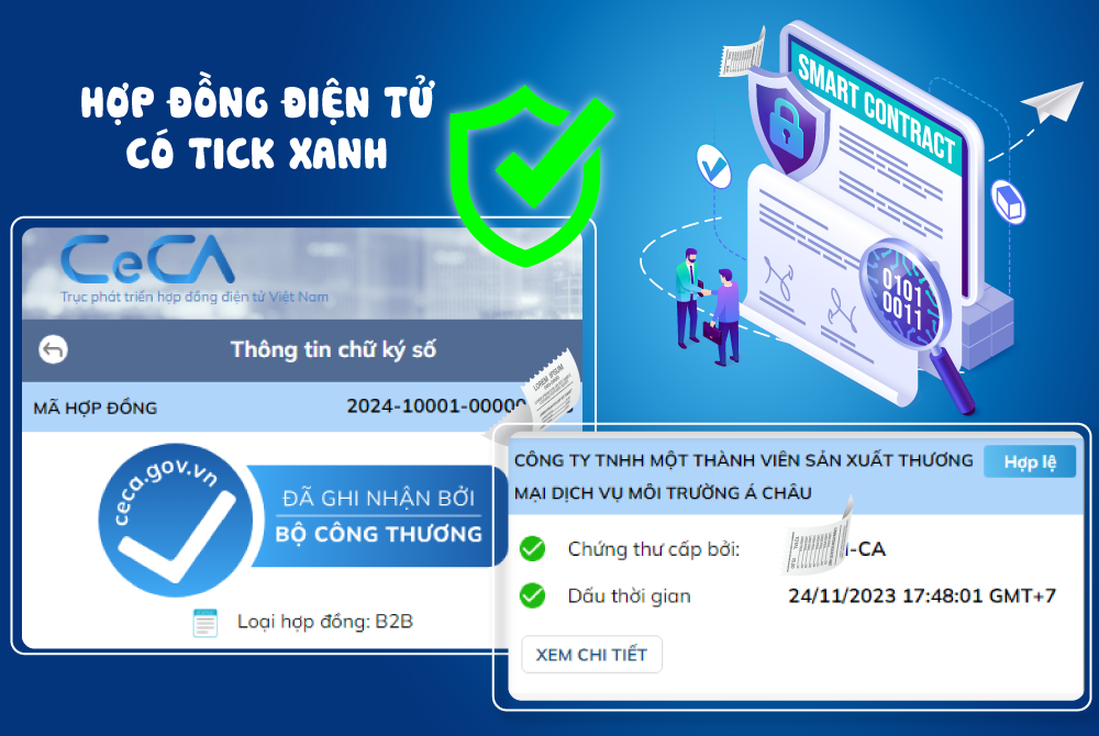 Từ 1/1/2024, Môi Trường Á Châu chính thức đưa vào triển khai hợp đồng điện tử và mở rộng ký số trong giao dịch