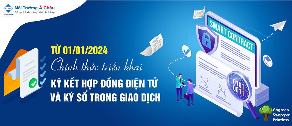 hợp đồng điện tử bảo vệ môi trường