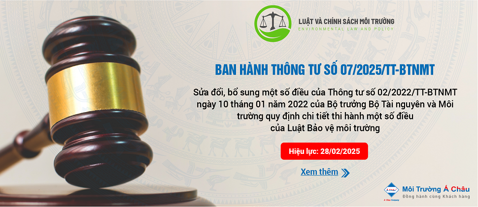 Thông tư số 07/2025/TT-BTNMT Luật Bảo vệ môi trường.