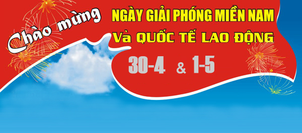 Thông Báo Lịch Nghỉ 30/04/2017-01/5/2017