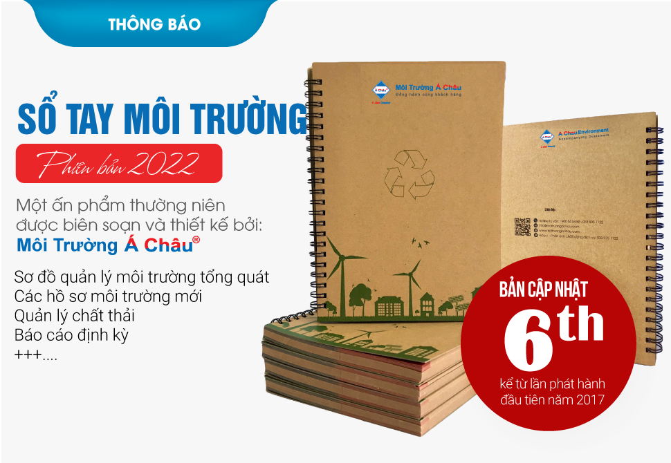 [Thông báo] Phát hành Sổ Tay Môi Trường phiên bản năm 2022 (hướng dẫn mới nhất theo Luật Bảo vệ môi trường 2020)