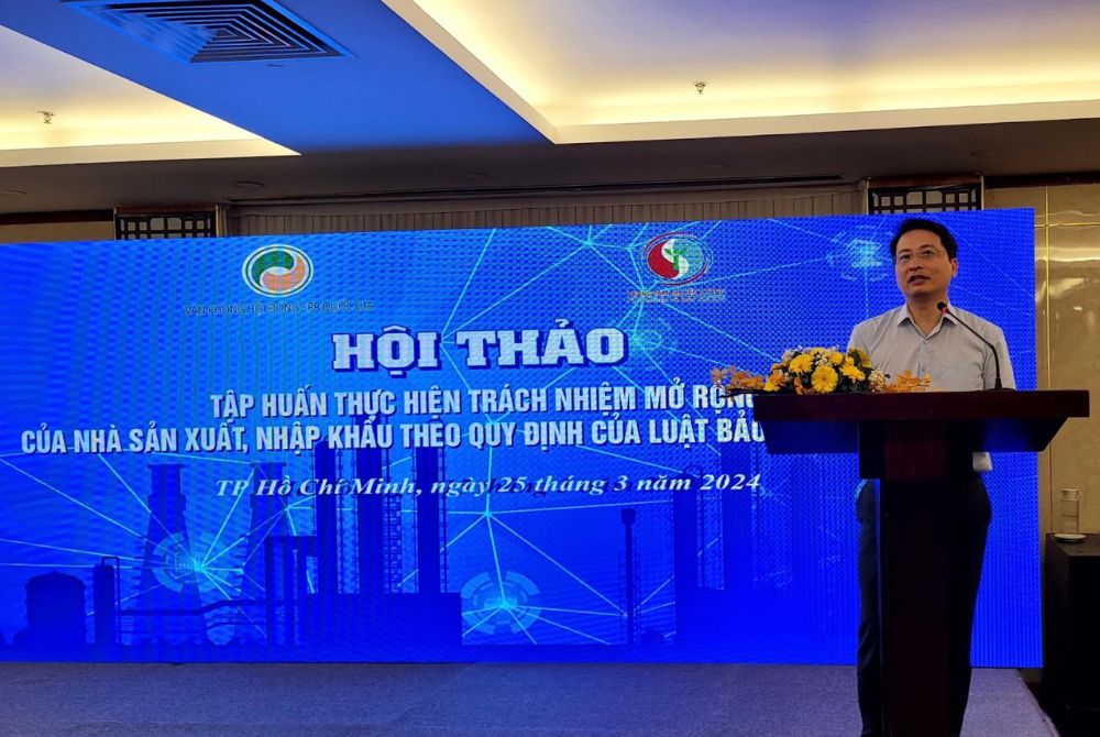 Hội thảo tập huấn thực hiện quy định trách nhiệm mở rộng của nhà sản xuất, nhập khẩu (EPR) khu vực phía Nam