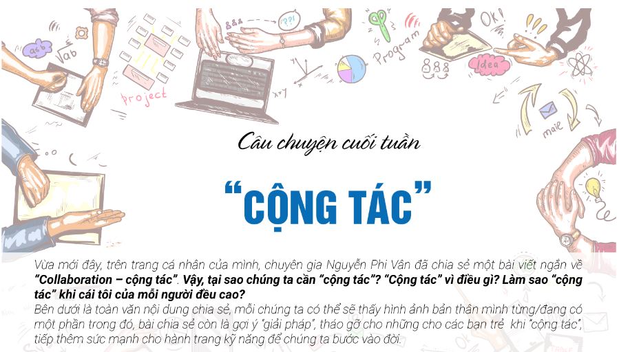 Câu chuyện cuối tuần - Cộng tác!