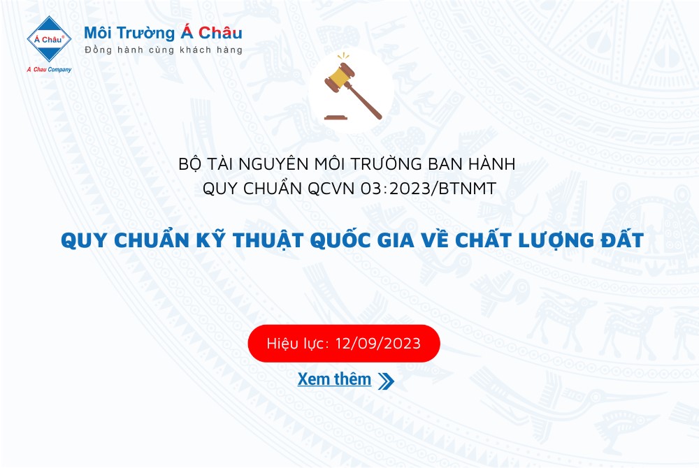 Ban hành QCVN 03:2023/BTNMT - Quy chuẩn kỹ thuật quốc gia về chất lượng đất