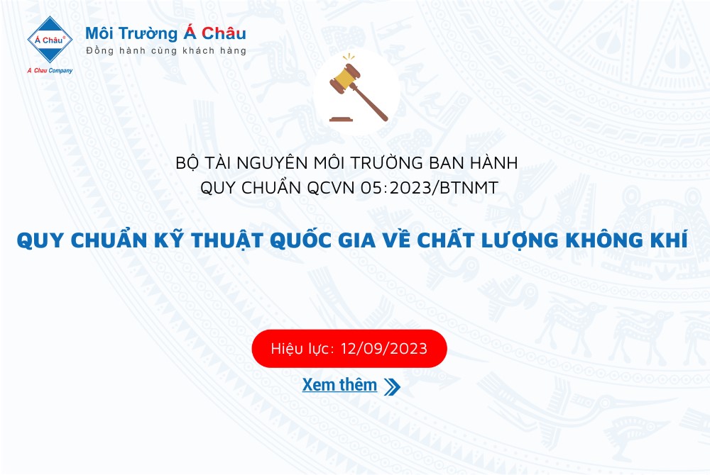 Ban hành QCVN 05:2023/BTNMT - Quy chuẩn kỹ thuật quốc gia về chất lượng không khí