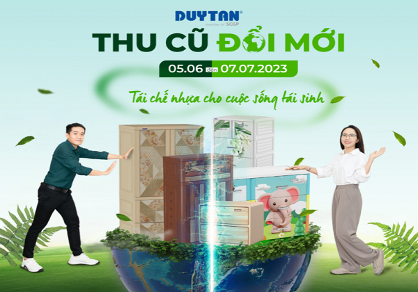 Duy Tân ra mắt Chương trình " Thu cũ đổi mới", tái chế nhựa - bảo vệ môi trường