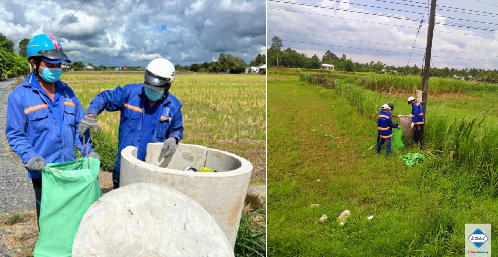 Used pesticide packaging that must be handled responsibility (Photo: A Chau Environment)