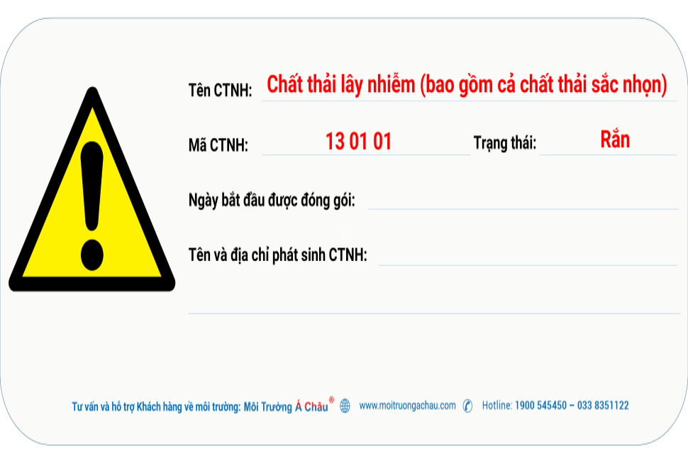 Các chất thải nguy hại thường gặp của cơ sở khám chữa bệnh: Bệnh viện, trung tâm y tế, phòng khám đa khoa...!