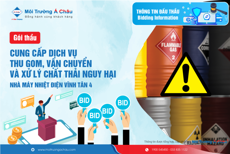 Cung cấp dịch vụ thu gom, vận chuyển và xử lý chất thải nguy hại