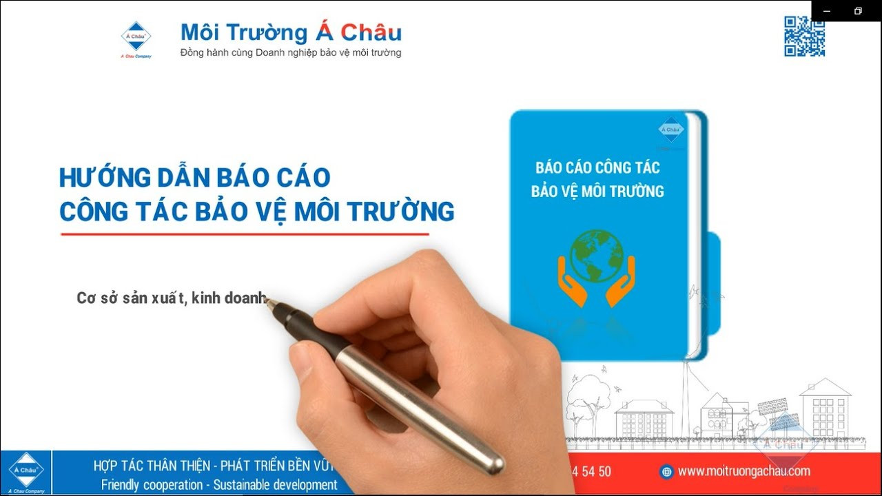 Hướng dẫn thực hiện báo cáo công tác bảo vệ môi trường