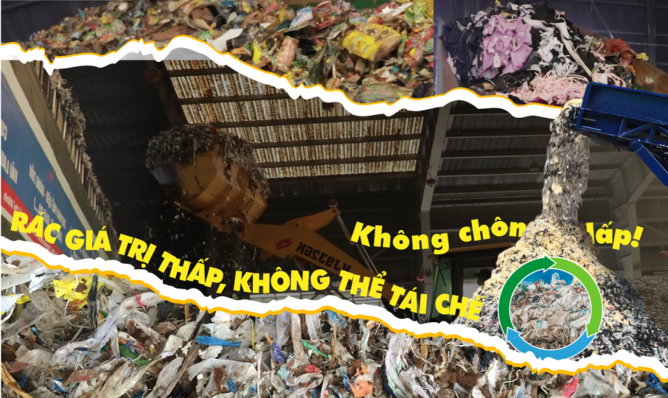 rác thải giá trị thấp đồng xử lý thành nhiên liệu thay thế