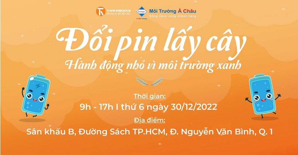 đổi pin lấy cây thu hồi pin thải