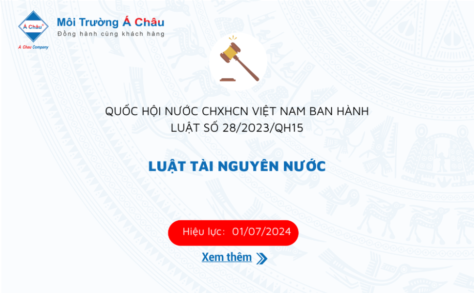 Luật Tài nguyên nước 2023