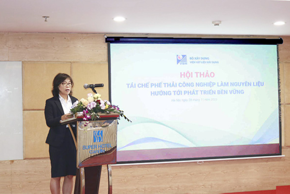 Hội thảo “Tái chế phế thải công nghiệp làm nguyên liệu - Hướng tới phát triển bền vững”!