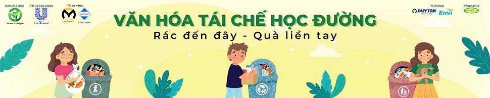 văn hóa tái chế học đường