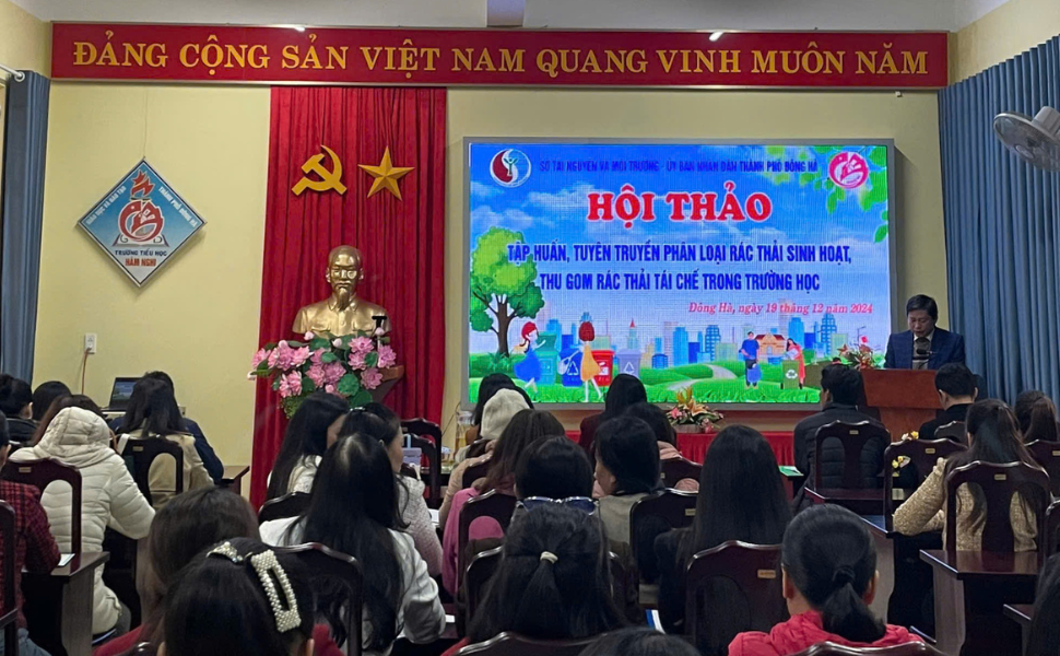 Môi Trường Á Châu hợp tác cung cấp giải pháp Trường học Xanh tại Thành Phố Đông Hà, Quảng Trị!