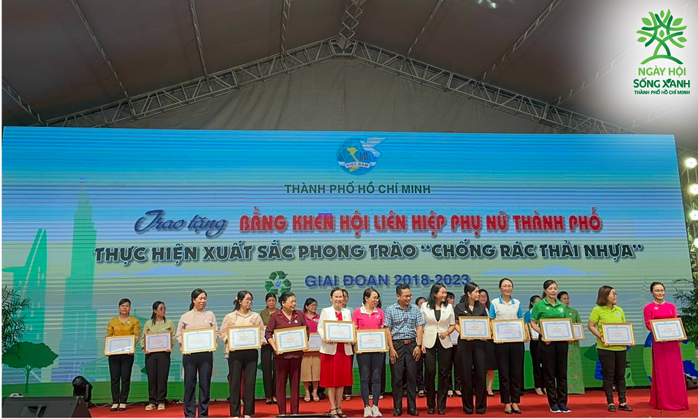 [Thư viện ảnh] Ngày hội Sống Xanh TP. HCM năm 2023: "Thu đổi rác nhựa - Trao quà Sống Xanh"