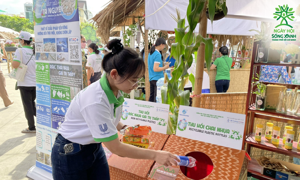 [Thư viện ảnh] Ngày hội Sống Xanh TP. HCM năm 2023: "Thu đổi rác nhựa - Trao quà Sống Xanh"