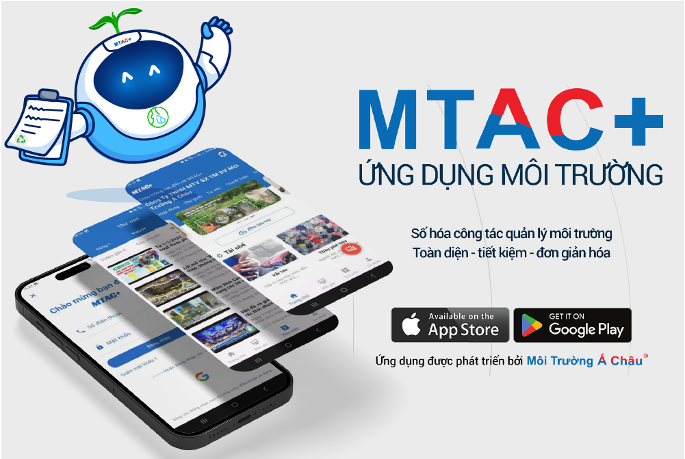 Cổng Khách hàng - Ứng dụng quản lý công tác môi trường MTAC+